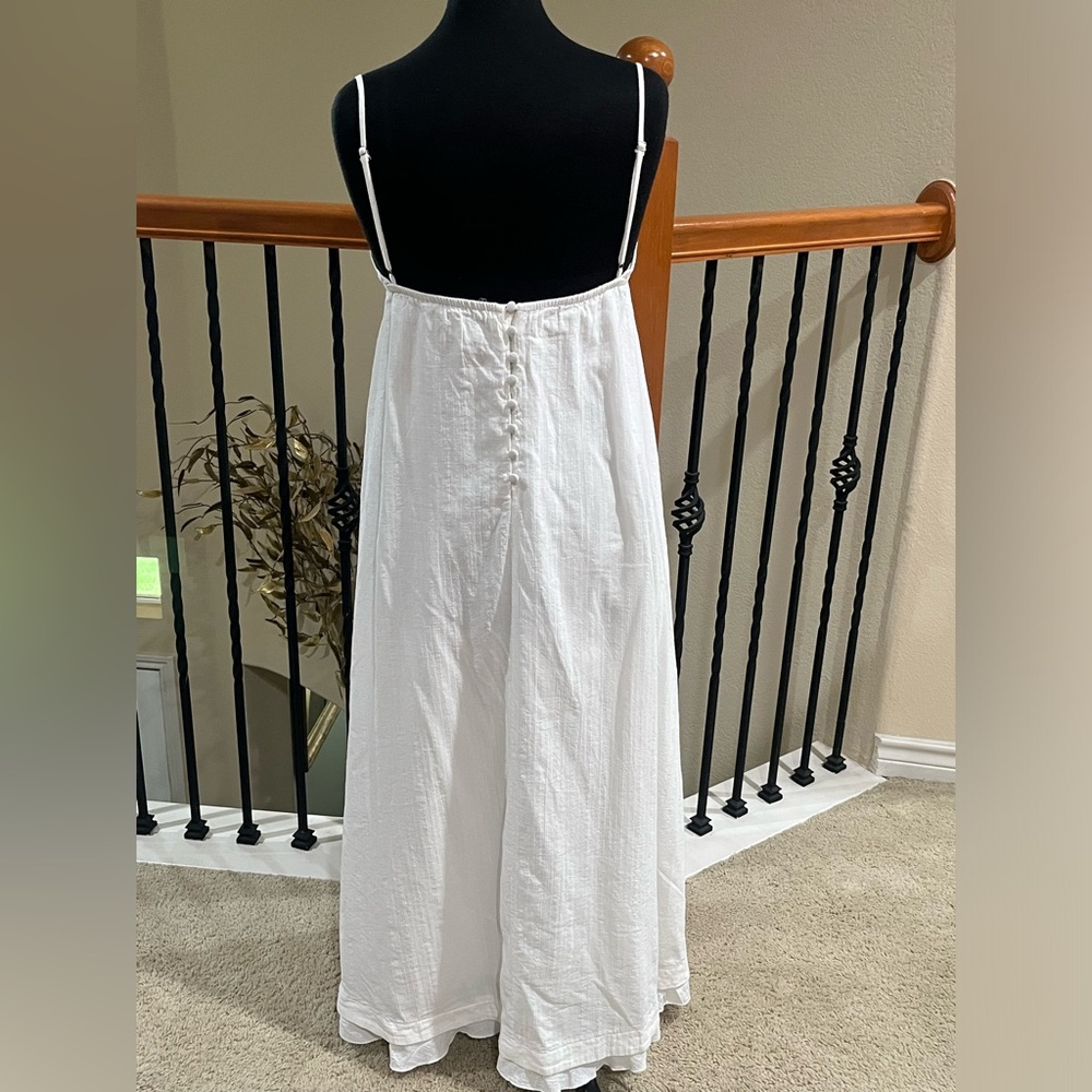 Princess Polly White Maxi Sundress with Tie Front - Picture 3 of 16